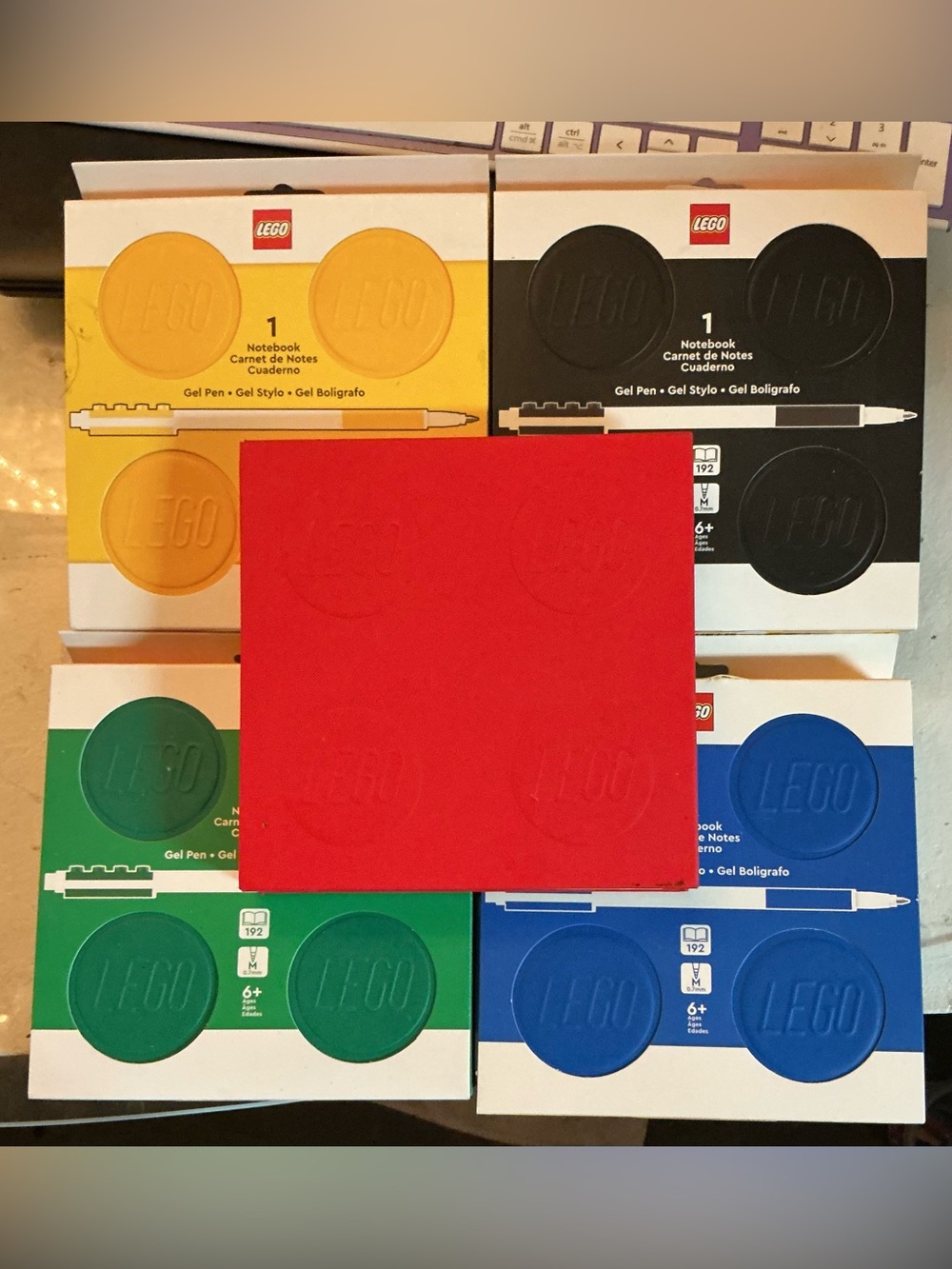Set of Lego 2.0 Locking Notebooks w/ Gel pen, NWT